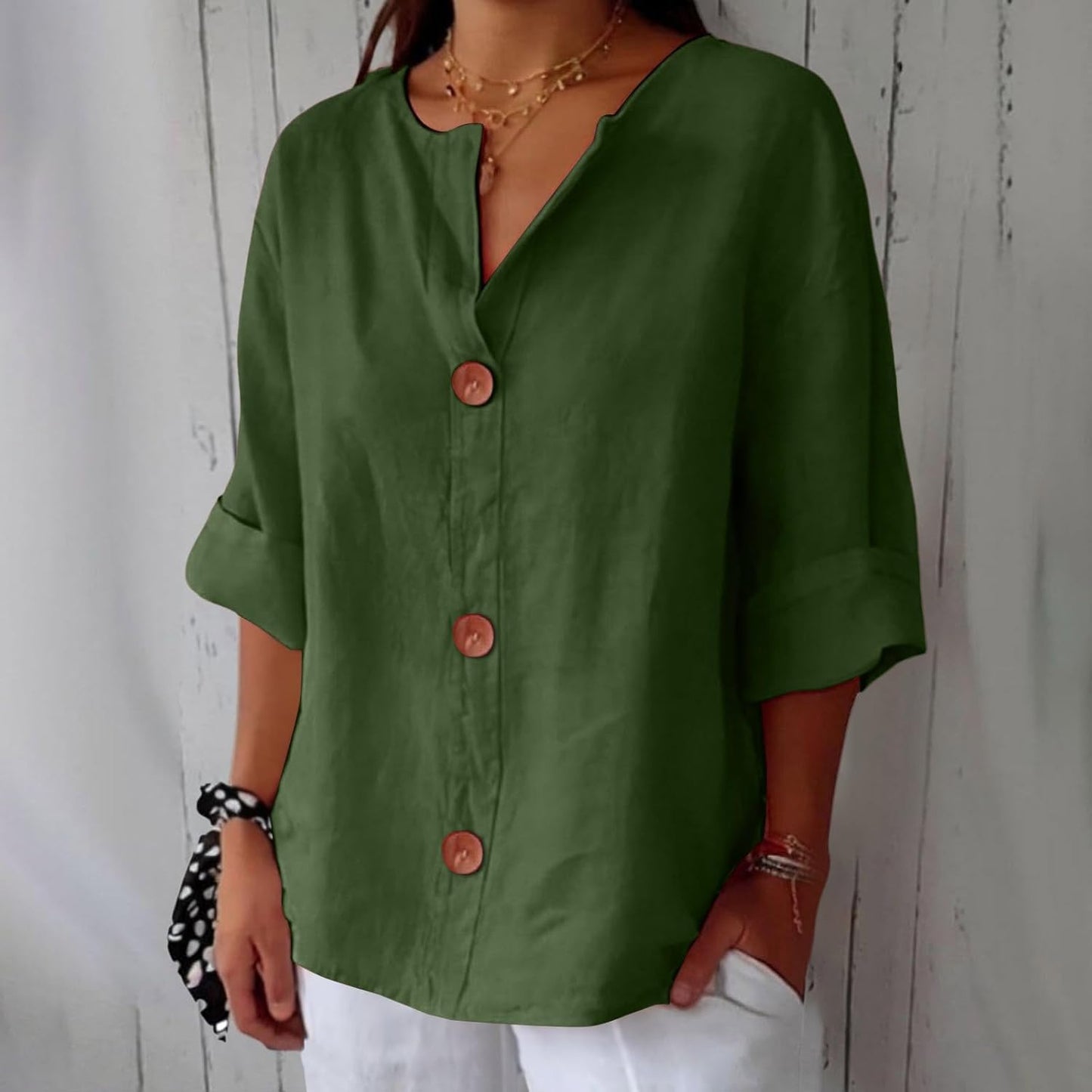 Loose-Fit Summer Blouse for Women | Lightweight Casual Top