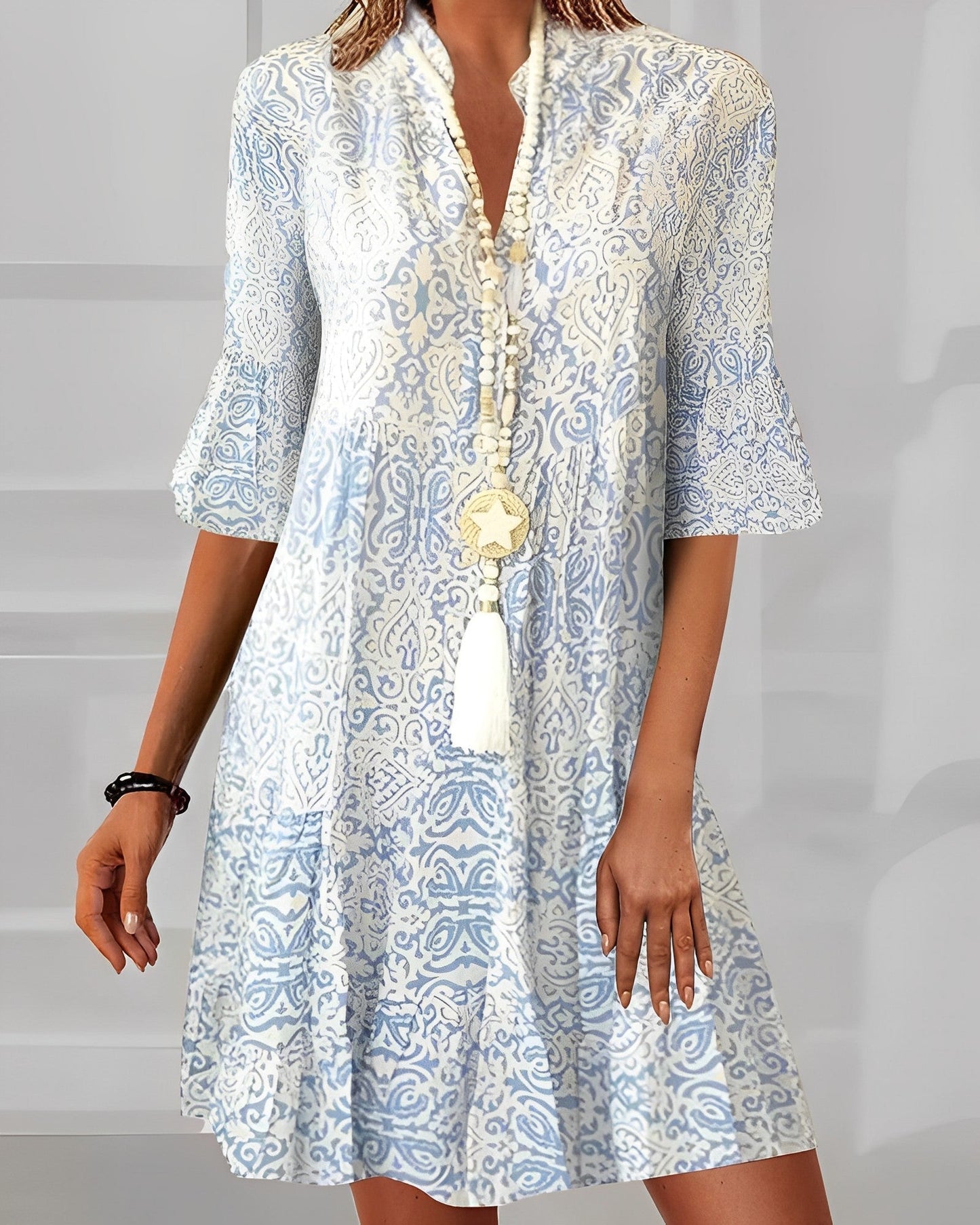 Women's Bohemian Floral Print Summer Dress | Casual Boho Midi & Maxi Dress
