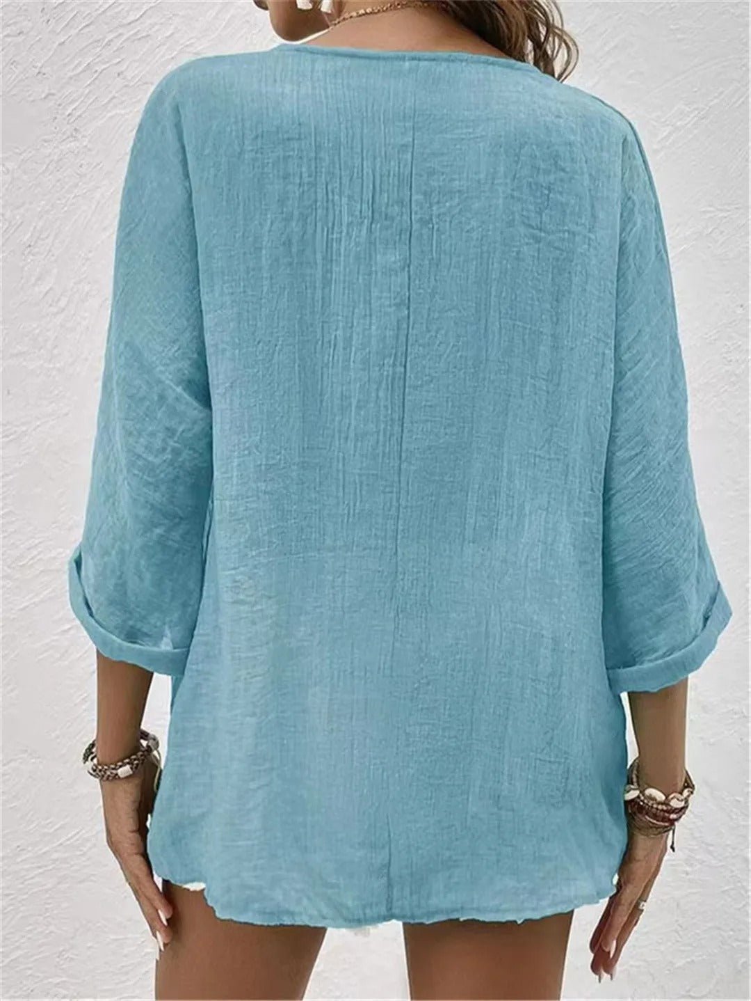Women's Lightweight Summer Top | Casual Breathable Everyday Blouse | Multiple Colors