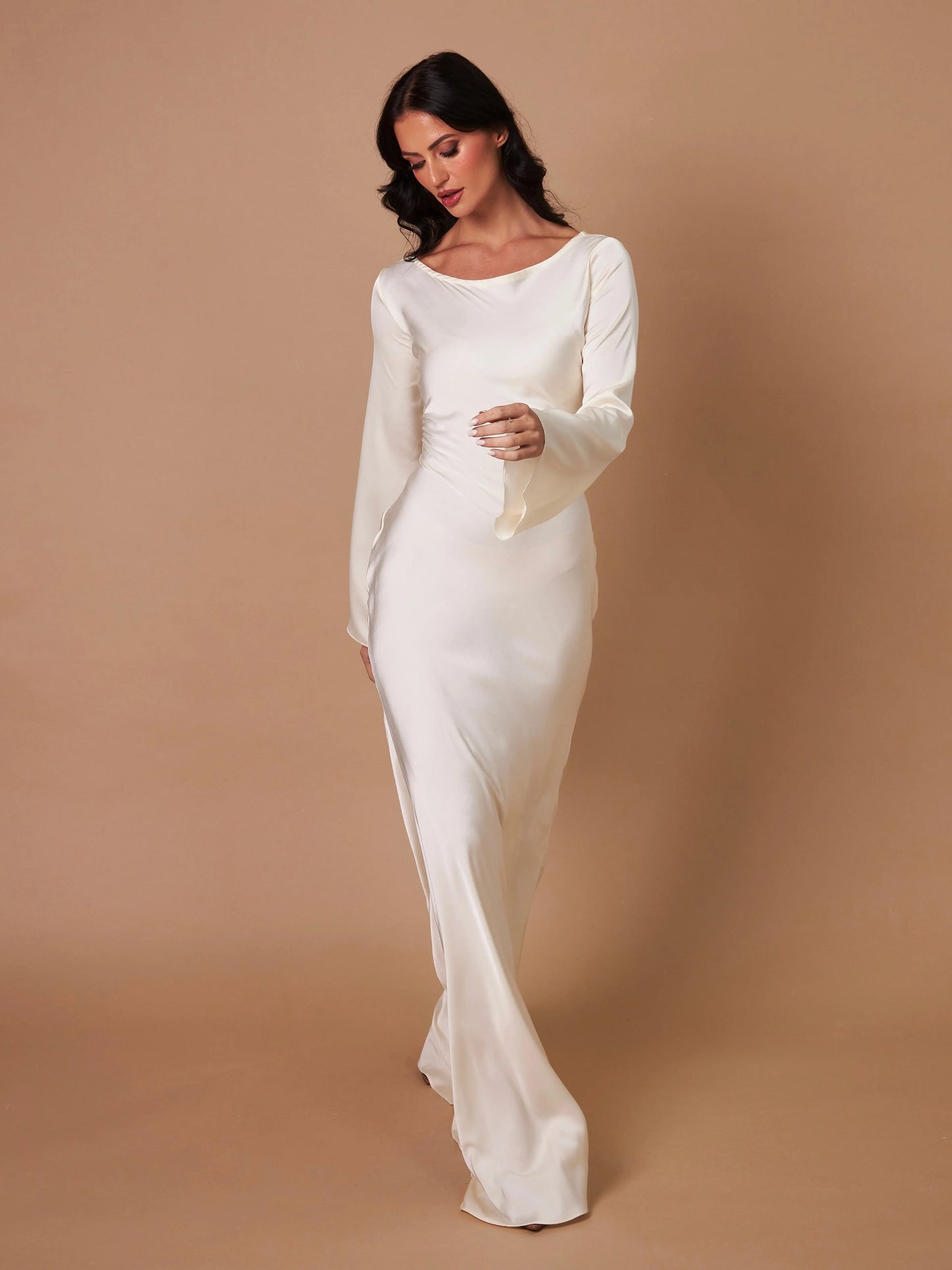 Women's Long Sleeve Maxi Dress | Casual Elegant Floor Length Everyday Dress