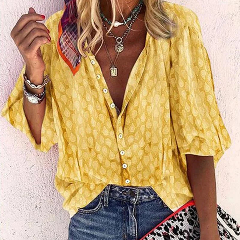 Women's Lightweight Summer Blouse | Casual Trendy Everyday Top