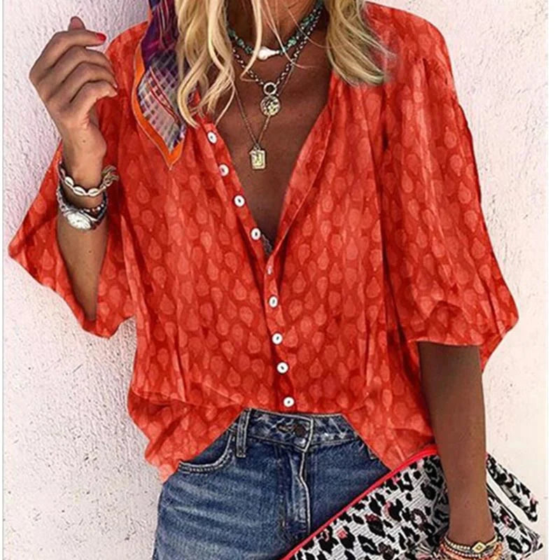 Women's Lightweight Summer Blouse | Casual Trendy Everyday Top
