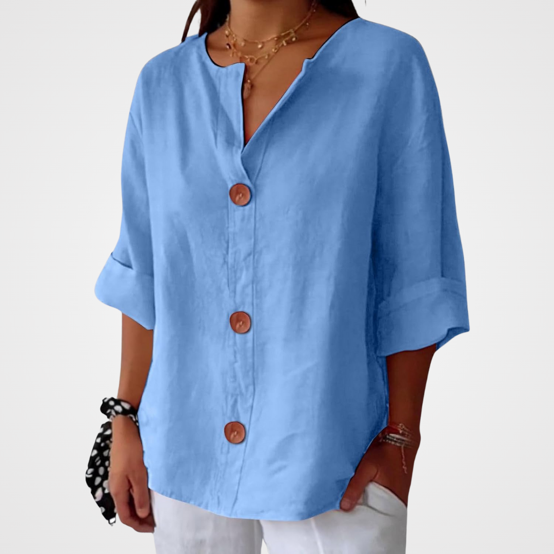Loose-Fit Summer Blouse for Women | Lightweight Casual Top