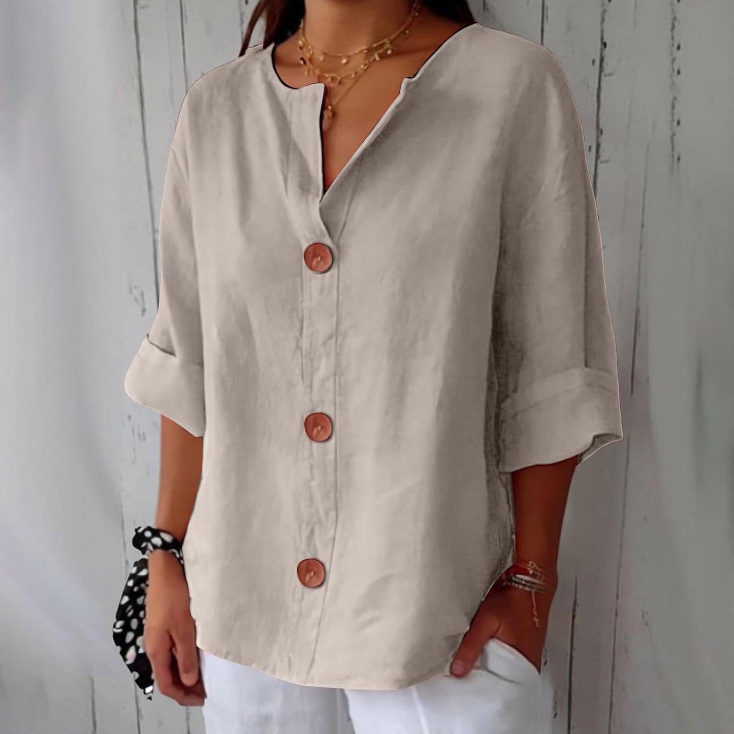 Loose-Fit Summer Blouse for Women | Lightweight Casual Top