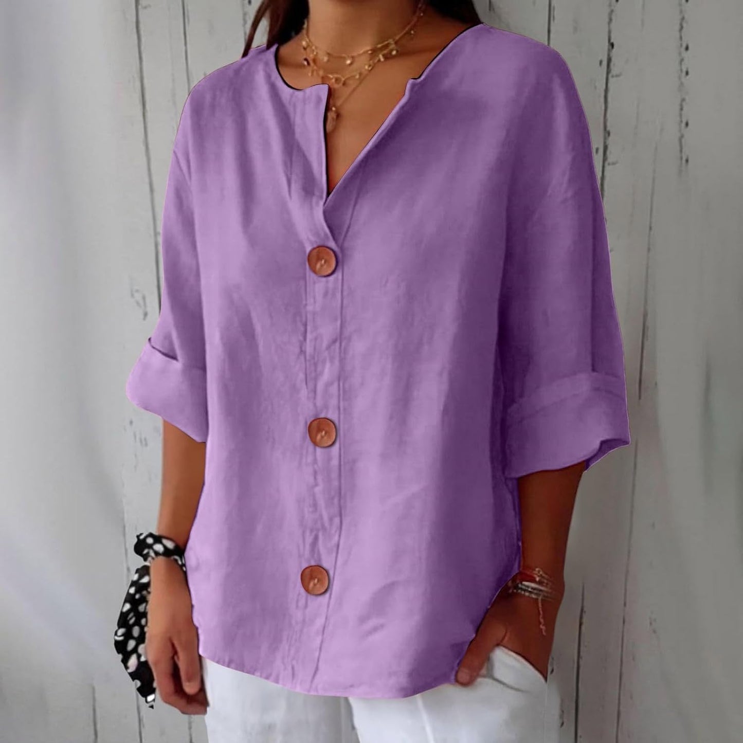 Loose-Fit Summer Blouse for Women | Lightweight Casual Top