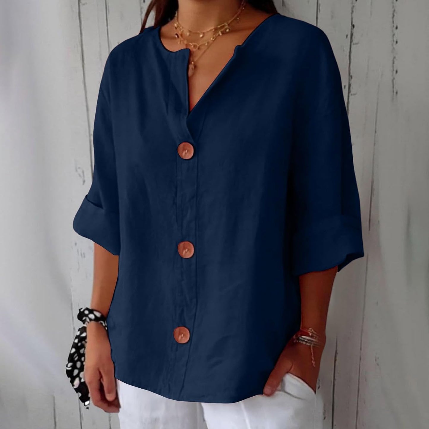 Loose-Fit Summer Blouse for Women | Lightweight Casual Top
