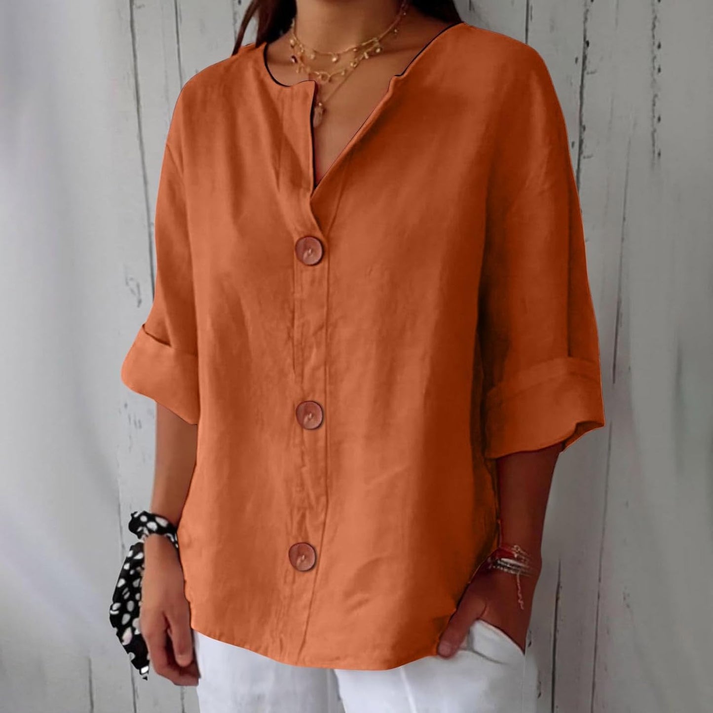Loose-Fit Summer Blouse for Women | Lightweight Casual Top