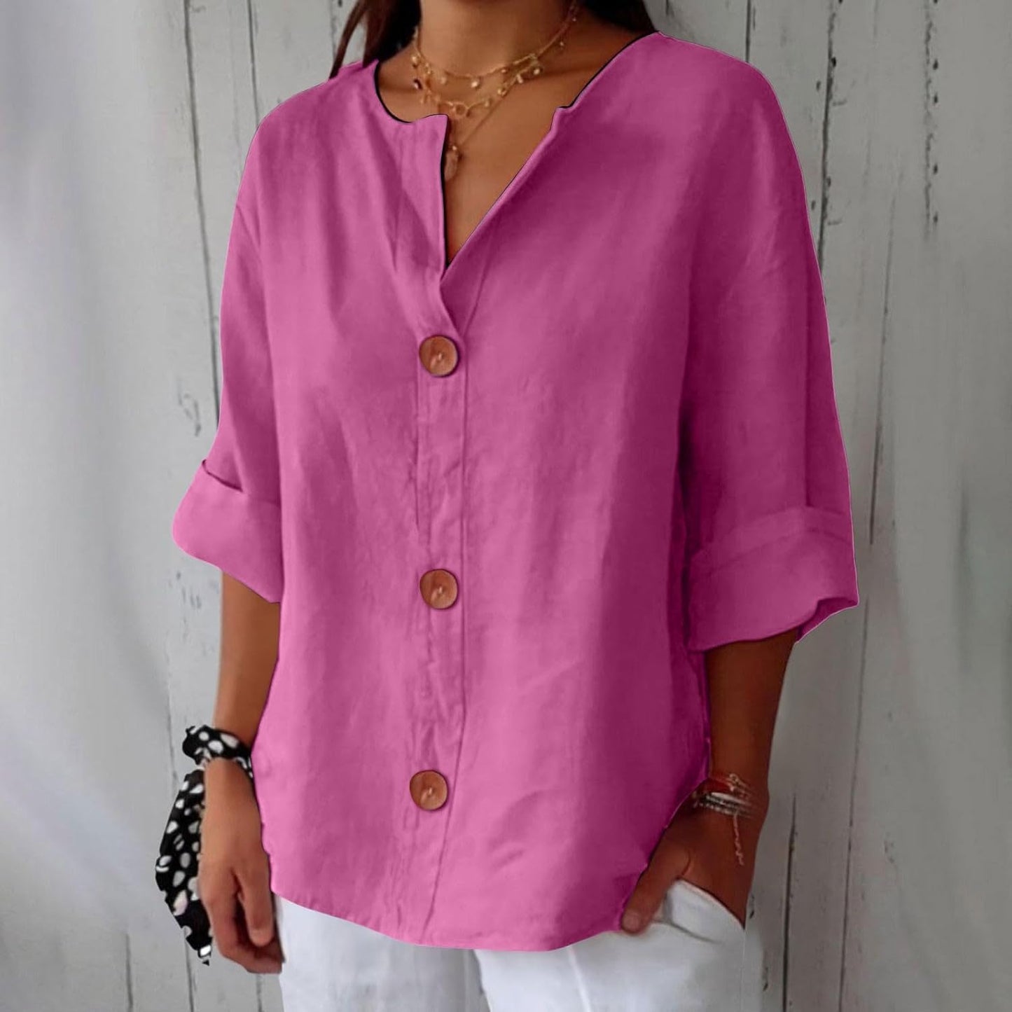 Loose-Fit Summer Blouse for Women | Lightweight Casual Top