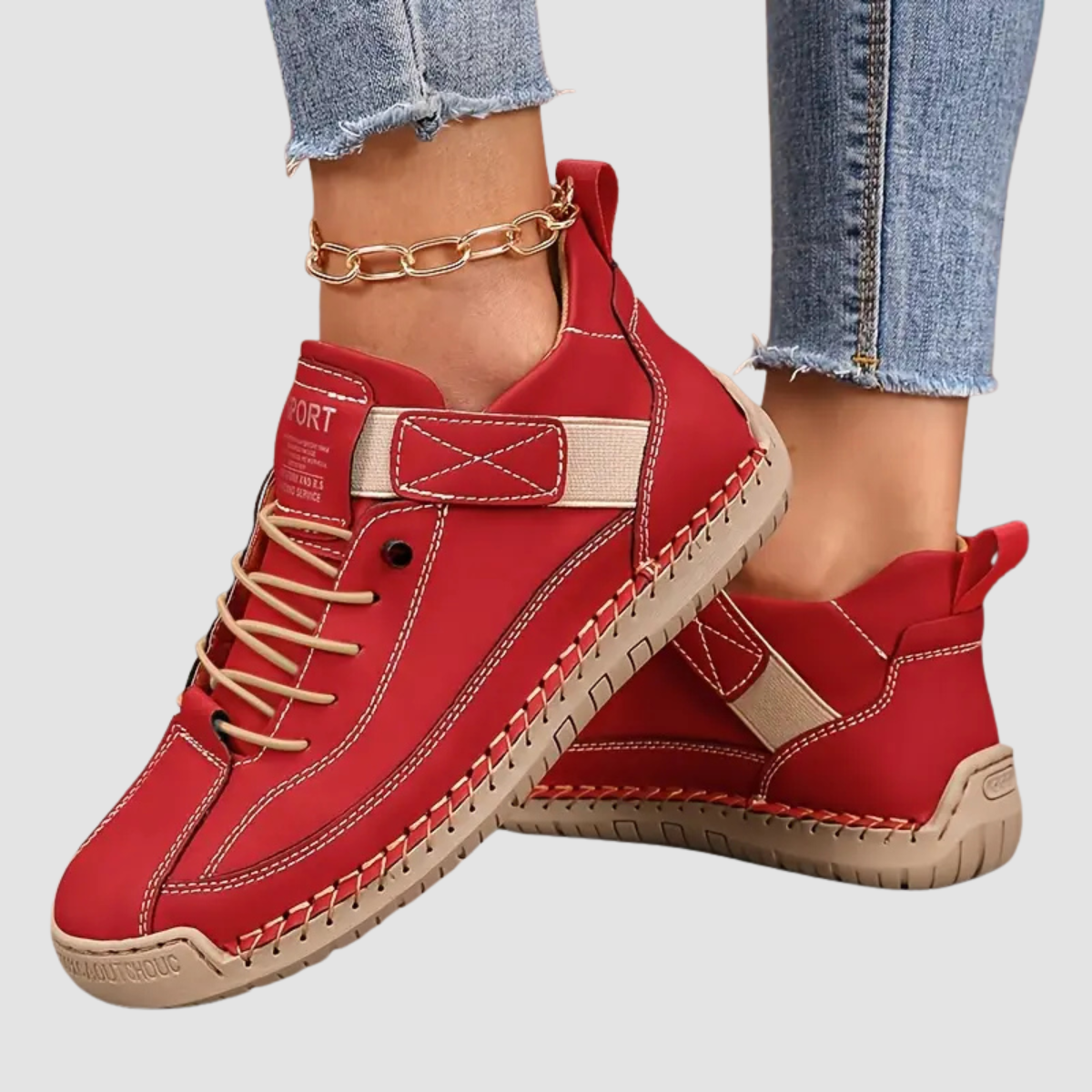 Orthopedic Sneakers for Women | Supportive Wide Fit Shoes with Ergonomic Arch Support